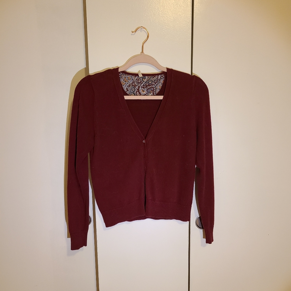 pattern cardigan